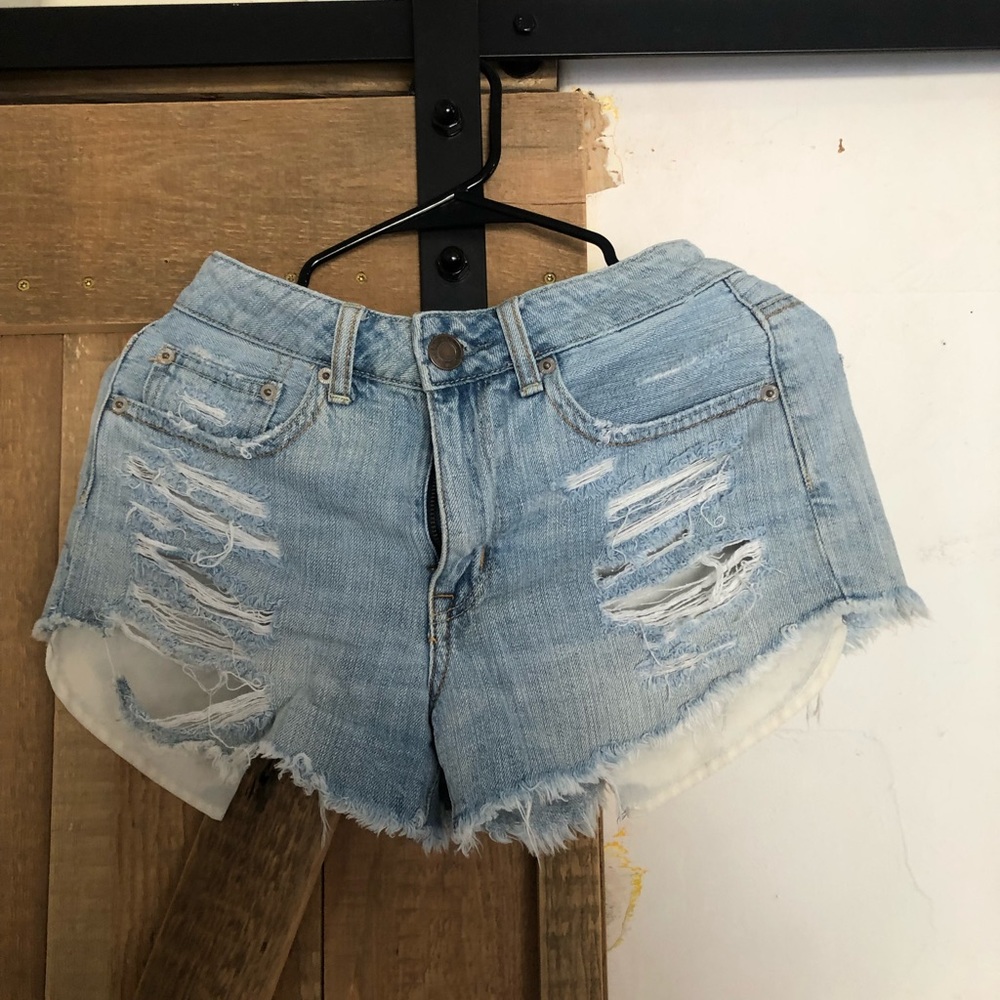 American eagle jean shorts